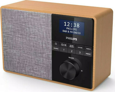 Philips TAR5505 Tabletop Radio Electric DAB+ with Bluetooth Brown