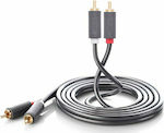 Ugreen Cable 2x RCA male - 2x RCA male 2m (10518)
