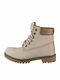 Leather Women's Ankle Boots Beige
