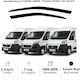 Heko Set of Windbreakers Front Car Dark Fime for Peugeot Boxer Fiat Ducato Citroen Jumper 2pcs