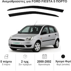 Heko Set Deflectoare Vânt Partea Din Față Dark Fime Pentru Ford Fiesta 2 Bucăți 15247