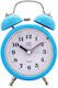 676166 Tabletop Clock with Alarm Blue