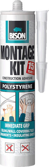 Bison Polystrene Σφραγιστική Σιλικόνη Ξύλου Διάφανη 470gr