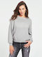 Guess Women's Long Sleeve Sweater Gray