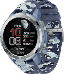 Honor GS Pro 48mm Αδιάβροχο Smartwatch με Παλμογράφο (Camo Blue)