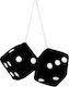 Auto Gs Decorative Dice Car Decorative Hanging Dice Black Jumbo Size 9x9cm in Black Color 22045