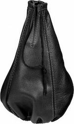 Lampa Schicht-Stiefel Leder Schaltmanschette Schwarz/Grau