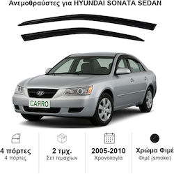 Heko Σετ Ανεμοθραύστες Μπροστινοί Σκούρο Φιμέ για Hyundai Sonata 2τμχ 17240 Heko Σετ Ανεμοθραύστες Μπροστινοί Σκούρο Φιμέ για Hyundai Sonata 2τμχ 17240