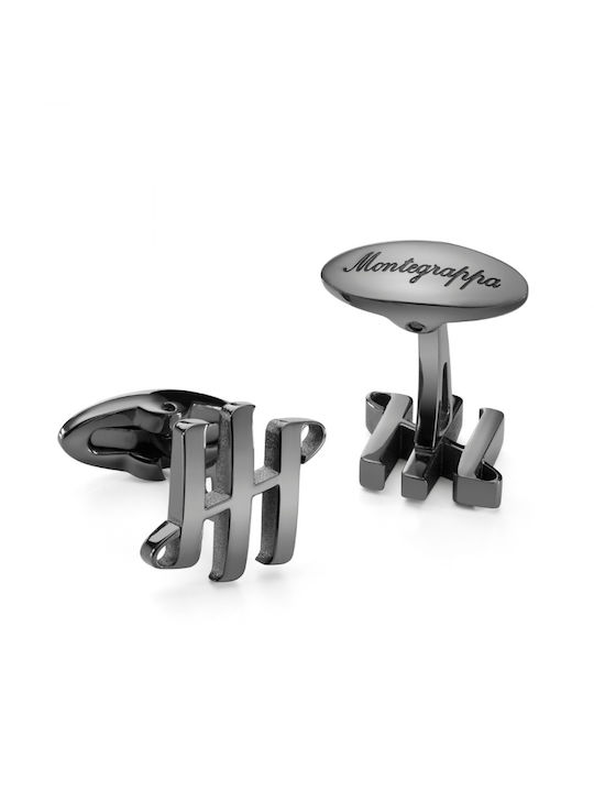 Montegrappa cufflinks, Ambigram Grey IDA2CLL0, mk0214