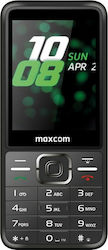 MaxCom MM244 Dual SIM Mobile Phone with Large Buttons Black