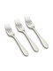 Nava Inox Fruit/Dessert Fork Set Silver Acer 14cm 3pcs