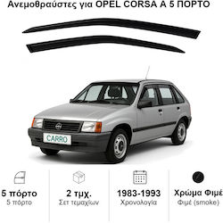 Heko Set Deflectoare Vânt Partea Din Față Dark Fime Pentru Opel Corsa 1983-1992 2 Bucăți 25306 Heko Set Deflectoare Vânt Partea Din Față Dark Fime Pentru Opel Corsa 1983-1992 2 Bucăți 25306