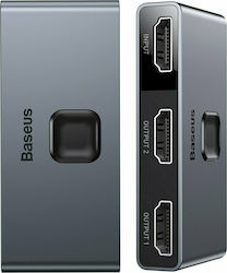 Baseus Matrix Two-Way HDMI 2x1 / 1x2 4K 30Hz HDMI Splitter CAHUB-BC0G