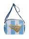 Gola Fabric Shoulder / Crossbody Bag CUB175 with Zipper & Internal Compartments Blue