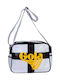 Gola Fabric Shoulder / Crossbody Bag with Zipper & Internal Compartments White