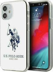 U.S. Polo Assn. Shiny Big Logo White (iPhone 12 mini)