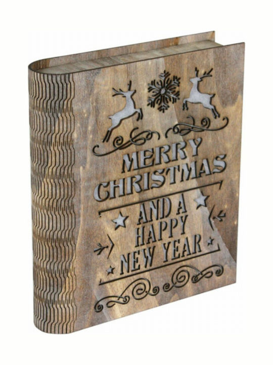 TnS Illuminated Christmas Wooden Figure Sign