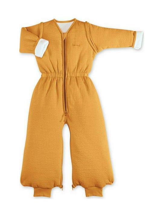 Bemini Winter Sleeping Bag with Feet Magic Bag 3 Tog Yellow with Detachable Sleeves
