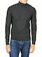 Yes Zee Men's Long Sleeve Sweater Turtleneck Gray 0742-M836-ME00-0841