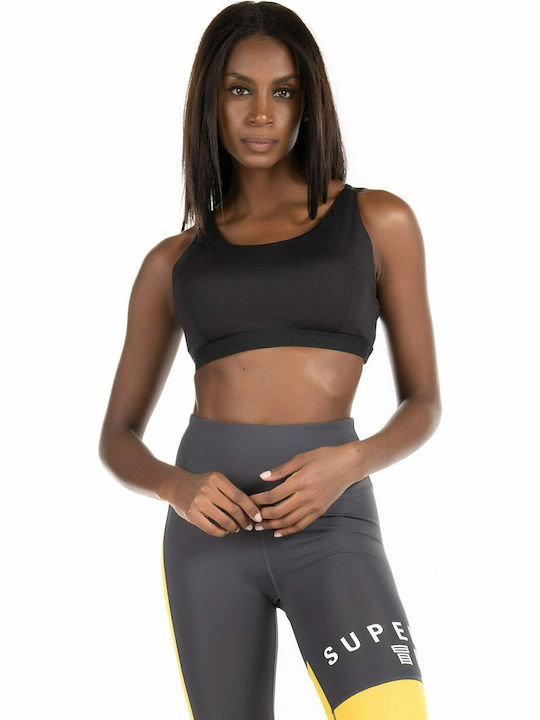 Superdry Flex Cross Back Women's Sports Bra without Padding Black