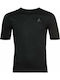 Odlo Active Warm Eco Männer Thermounterwäsche Kurzarm T-Shirt Schwarz