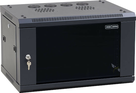 Central Монтиран на стена Рак кабинет 9U 60x45x50см Черен 3000 1 450 09/C