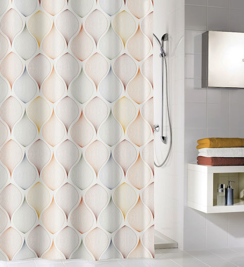Kleine Wolke Magic Κουρτίνα Μπάνιου Υφασμάτινη 180x200 cm Πολύχρωμη