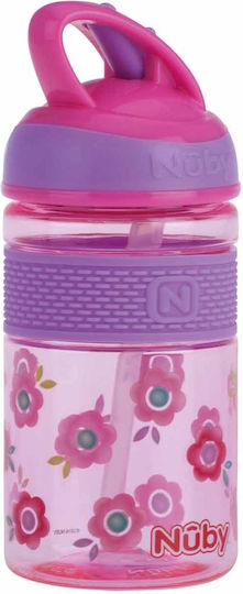 Nuby Baby Cup Sport Flip made of Plastic Pink 360ml for 18m+m+