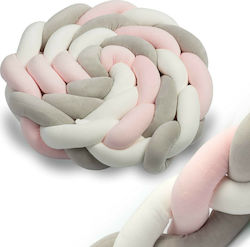 Ricokids Ricokids Crib Bumpers Braided Inside Pink 11.5x200cm Ricokids Ricokids Crib Bumpers Braided Inside Pink 11.5x200cm