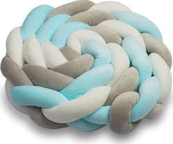 Ricokids Ricokids Crib Bumpers Braided Inside Blue 11.5x200cm Ricokids Ricokids Crib Bumpers Braided Inside Blue 11.5x200cm