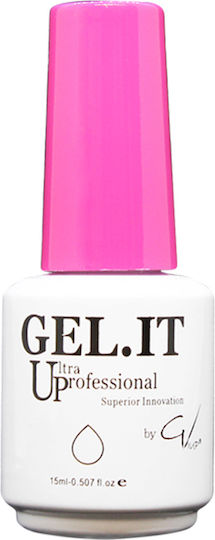 GEL.IT.UP Wipe Off Top Coat for Semi-Permanent Nail Polish 15ml