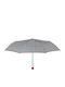 Perletti Winddicht Regenschirm Kompakt Rot