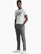 Trousers Chino Elastic in Slim Fit Gray