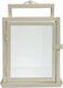 Art et Lumiere Φαναράκι Μεταλλικό Επιτραπέζιο Antique Ivory 18x8x25εκ.