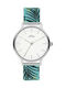 S.Oliver Watch with Green Metal Bracelet SO-3978-MQ