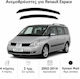 Heko Set of Windbreakers Front Car Dark Fime for Renault Espace 2pcs