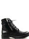 Chacal Leather Women's Ankle Boots Black