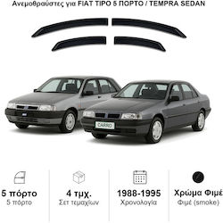Heko Set Car Windbreakers Front and Back Dark Fime for Fiat Tipo 4 Pieces 15117 Heko Set Car Windbreakers Front and Back Dark Fime for Fiat Tipo 4 Pieces 15117