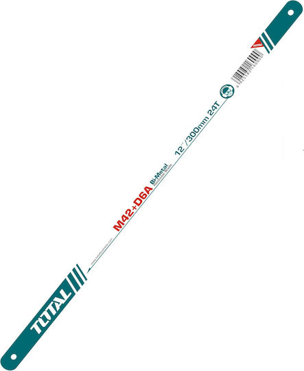 Total Hacksaw Blade Bi Metal 12" 300mm 24Τ 1pcs