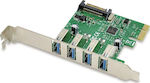 Conceptronic Card de control PCIe cu 4 porturi USB 3.0