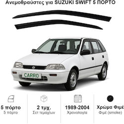 Heko Set Deflectoare Vânt Partea Din Față Dark Fime Pentru Suzuki Swift 2 Bucăți 28607