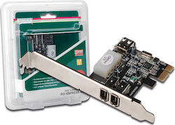 Digitus Κάρτα PCIe σε 3 θύρες Firewire 400