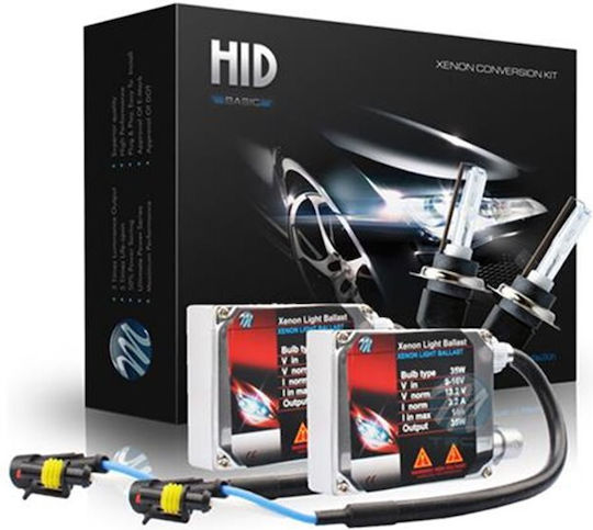 M-Tech Xenon Σετ Φωτισμού Αυτοκινήτου H1 35W 12V 6000K Ψυχρό Λευκό