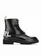 Karl Lagerfeld Leather Women's Ankle Boots Black KL45450-000