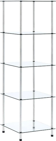 Bibliothek Transparente 40x40x130cm