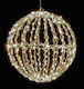 Lianos Illuminated Christmas Plastic Figure Ball White Length 50cm