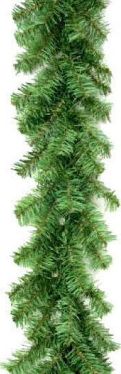 JK Home Decoration Christmas Garland Green 270x20cm 1pc