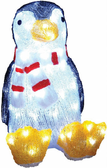 Lianos Illuminated Christmas Plastic Figure Penguin