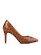 Envie Shoes Pointed Toe Stiletto Tabac Brown High Heels