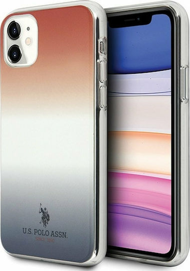 U.S. Polo Assn. Gradient Pattern Задна корица Силикон Многоцветен (iPhone 11 Pro Max)